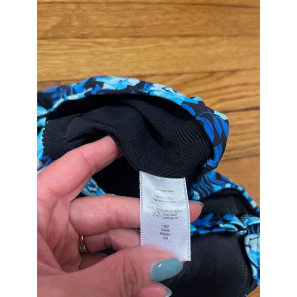 Coldwater Creek Tankini Tank Top Women's Plus Size 24W Blue Floral Layered - Picture 3 of 4